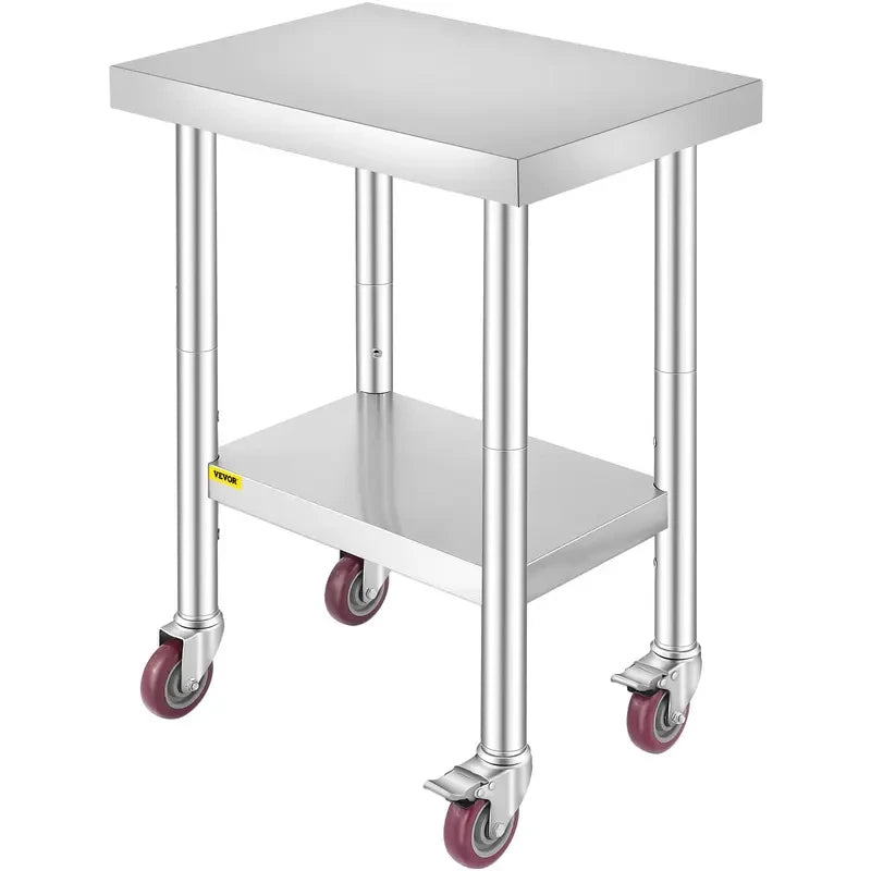 Stainless Steel Mobile Prep Table