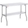Folding Stainless Steel Prep Table