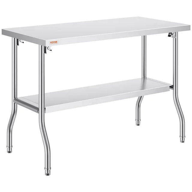 Folding Stainless Steel Prep Table