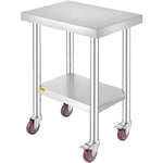 Stainless Steel Mobile Prep Table