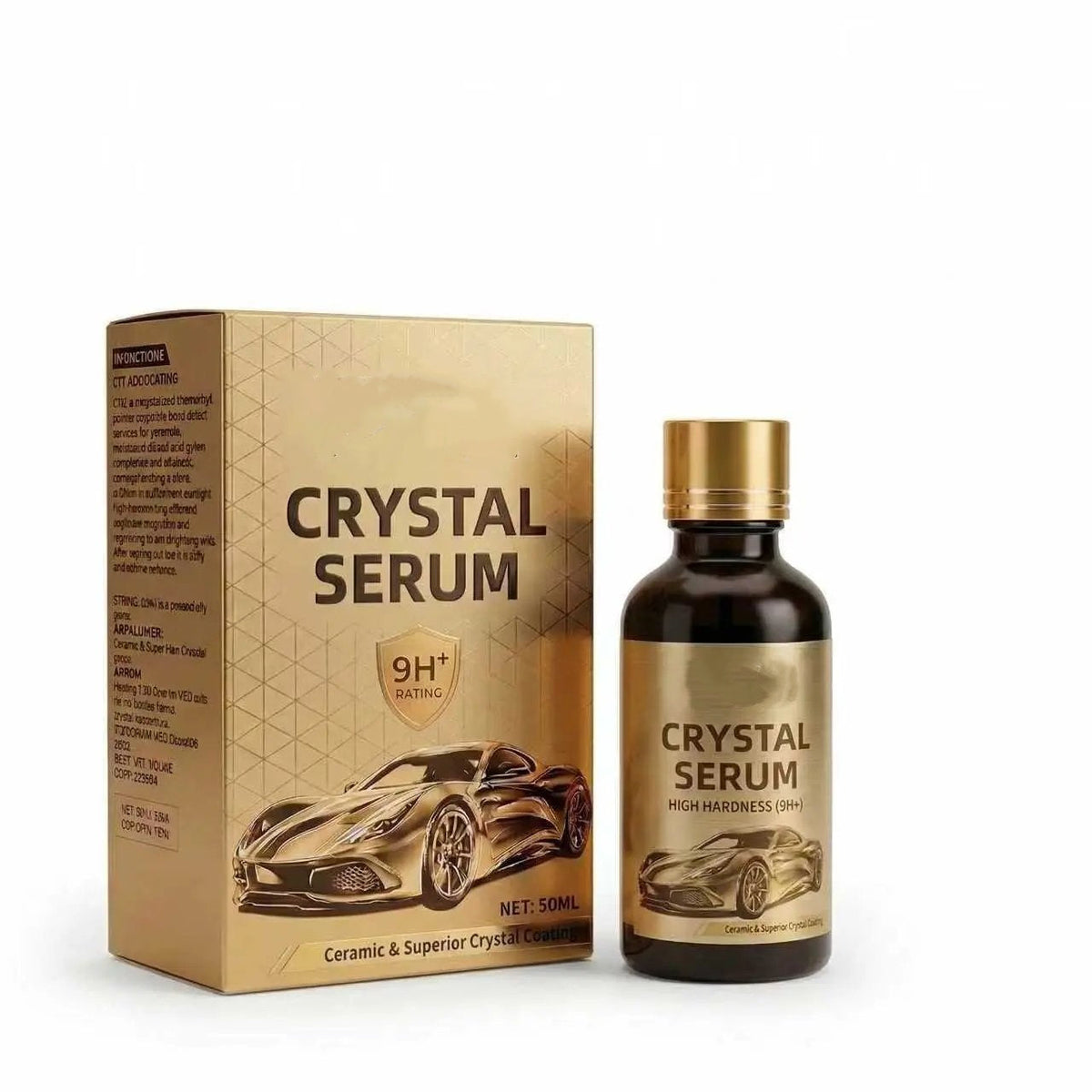 💎Crystal Serum – 9h Professional Ceramic Coating For Car Paint, Gloss & Protection