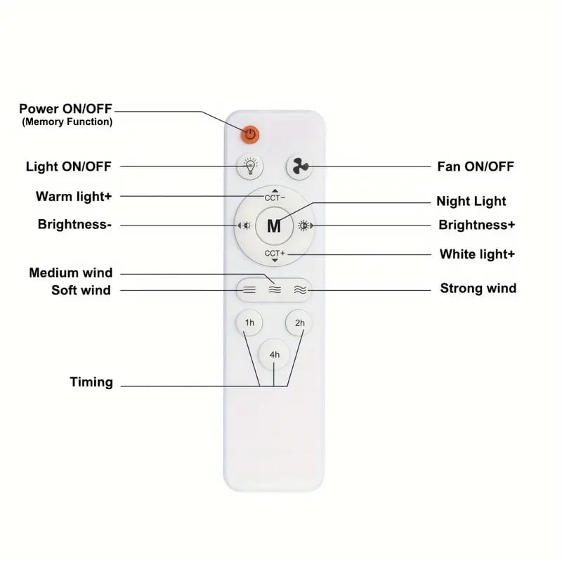 🏆LAST DAY SALE 50% OFF🔥 40W LED Ceiling Fan Light – 20.5” Ultra-Quiet with Remote 🎯 | E27 + FREE B22 Adapter 🔌 | For Bedroom 😴, Kitchen 👩‍🍳 & Garage 🛠️ – UK Ready! 🇬🇧
