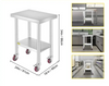 Stainless Steel Mobile Prep Table