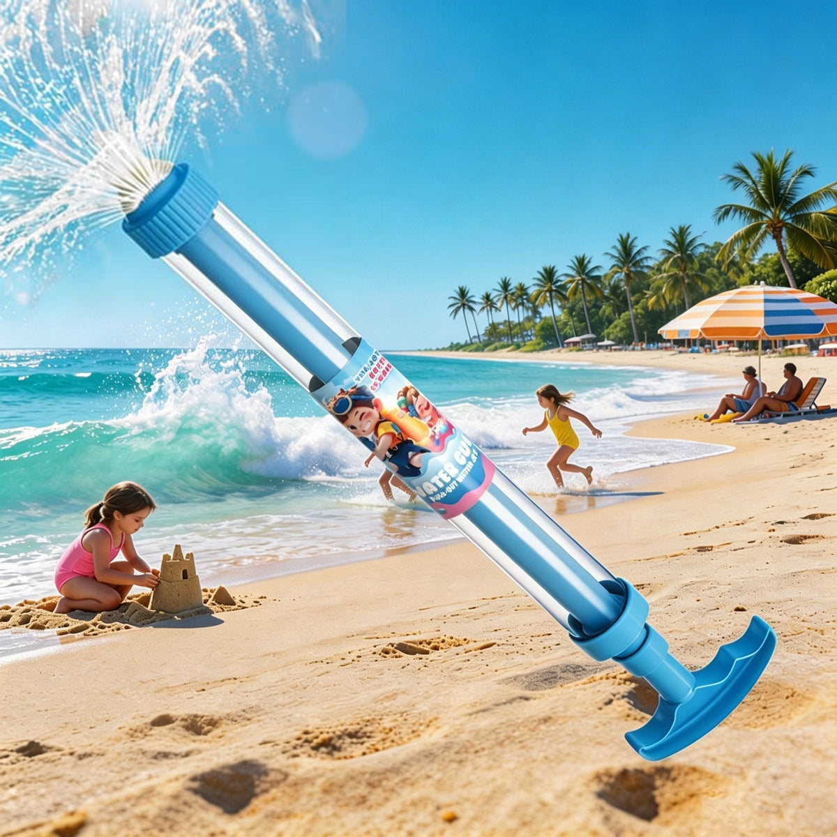 🌈 Glowing Water Blaster | Summer Fun That Pops Like Magic! ✨