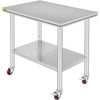 Stainless Steel Mobile Prep Table