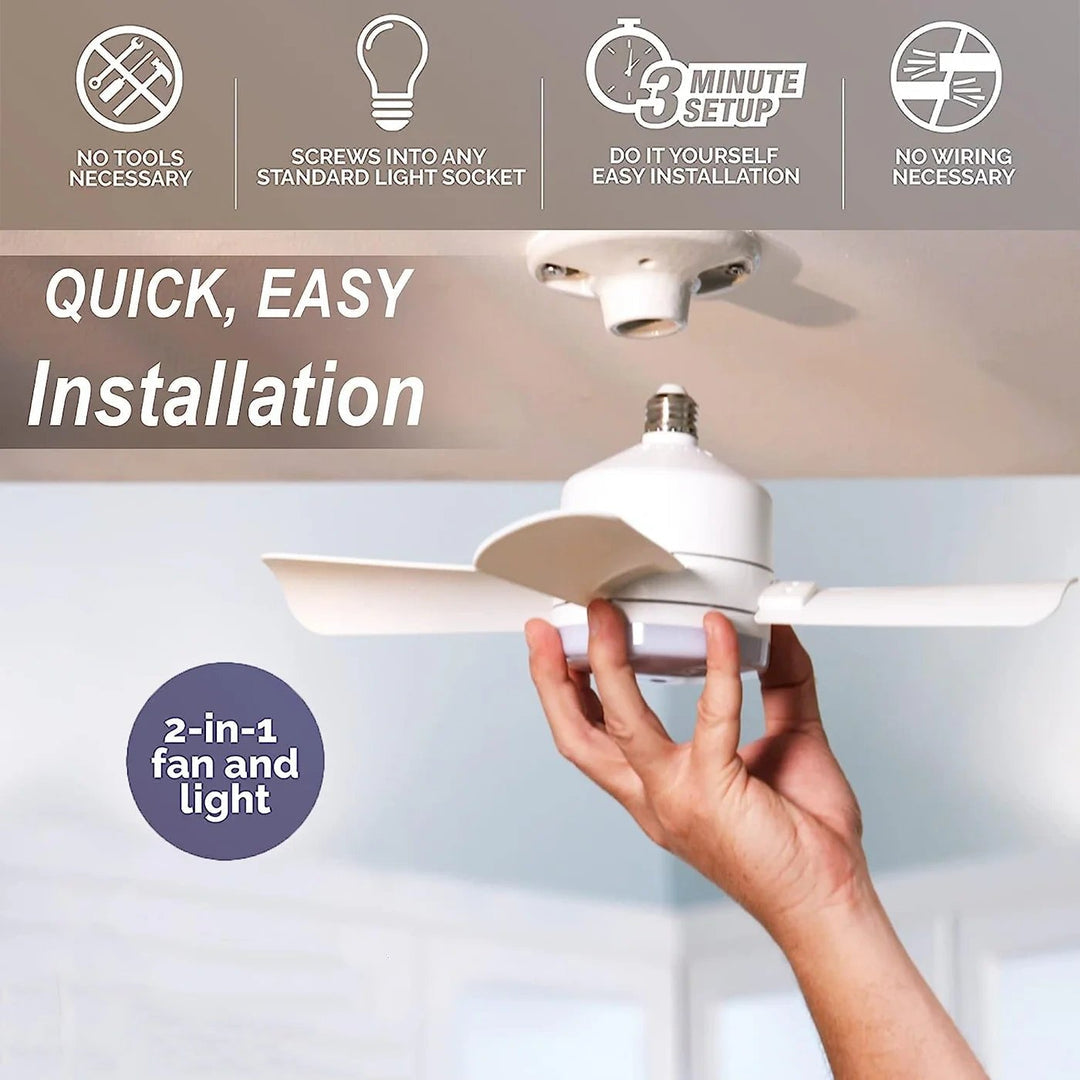 🏆LAST DAY SALE 50% OFF🔥 40W LED Ceiling Fan Light – 20.5” Ultra-Quiet with Remote 🎯 | E27 + FREE B22 Adapter 🔌 | For Bedroom 😴, Kitchen 👩‍🍳 & Garage 🛠️ – UK Ready! 🇬🇧