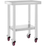 Stainless Steel Mobile Prep Table