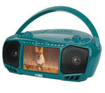 7" LCD Portable Bluetooth Boombox | TV Streaming, DVD, CD & FM Radio Stereo Speaker