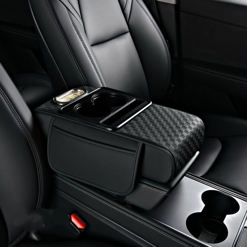 ⚡Transform Your Drive with the 4-in-1 Multi-Functional Car Armrest Organizer