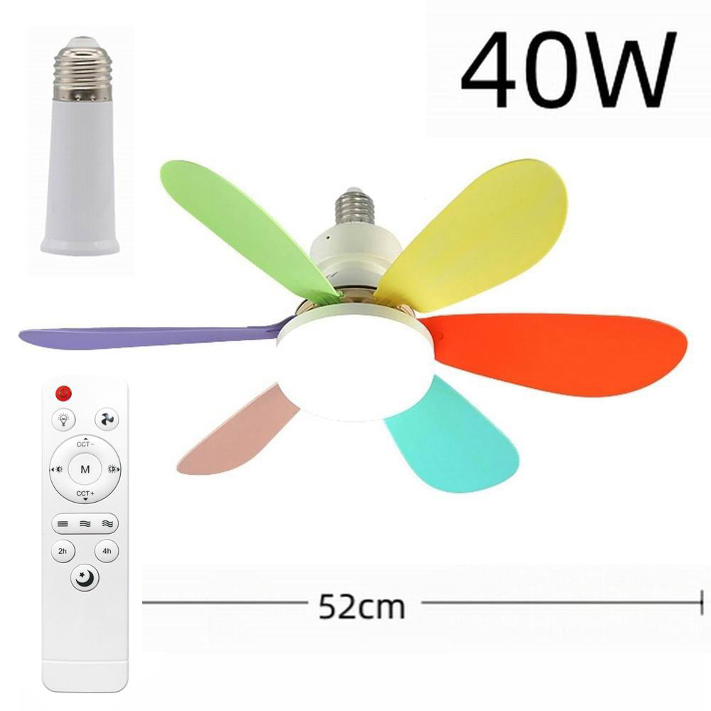 🏆LAST DAY SALE 50% OFF🔥 40W LED Ceiling Fan Light – 20.5” Ultra-Quiet with Remote 🎯 | E27 + FREE B22 Adapter 🔌 | For Bedroom 😴, Kitchen 👩‍🍳 & Garage 🛠️ – UK Ready! 🇬🇧