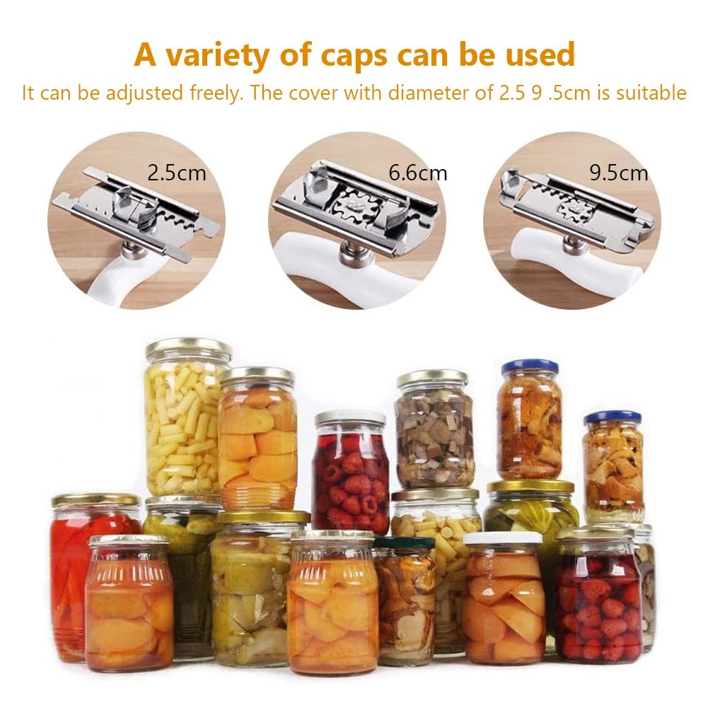 📢📢Last Day-50% OFF!!⏰Stainless Steel Jar Opener & Bottle Lid Remover