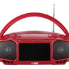 7" LCD Portable Bluetooth Boombox | TV Streaming, DVD, CD & FM Radio Stereo Speaker