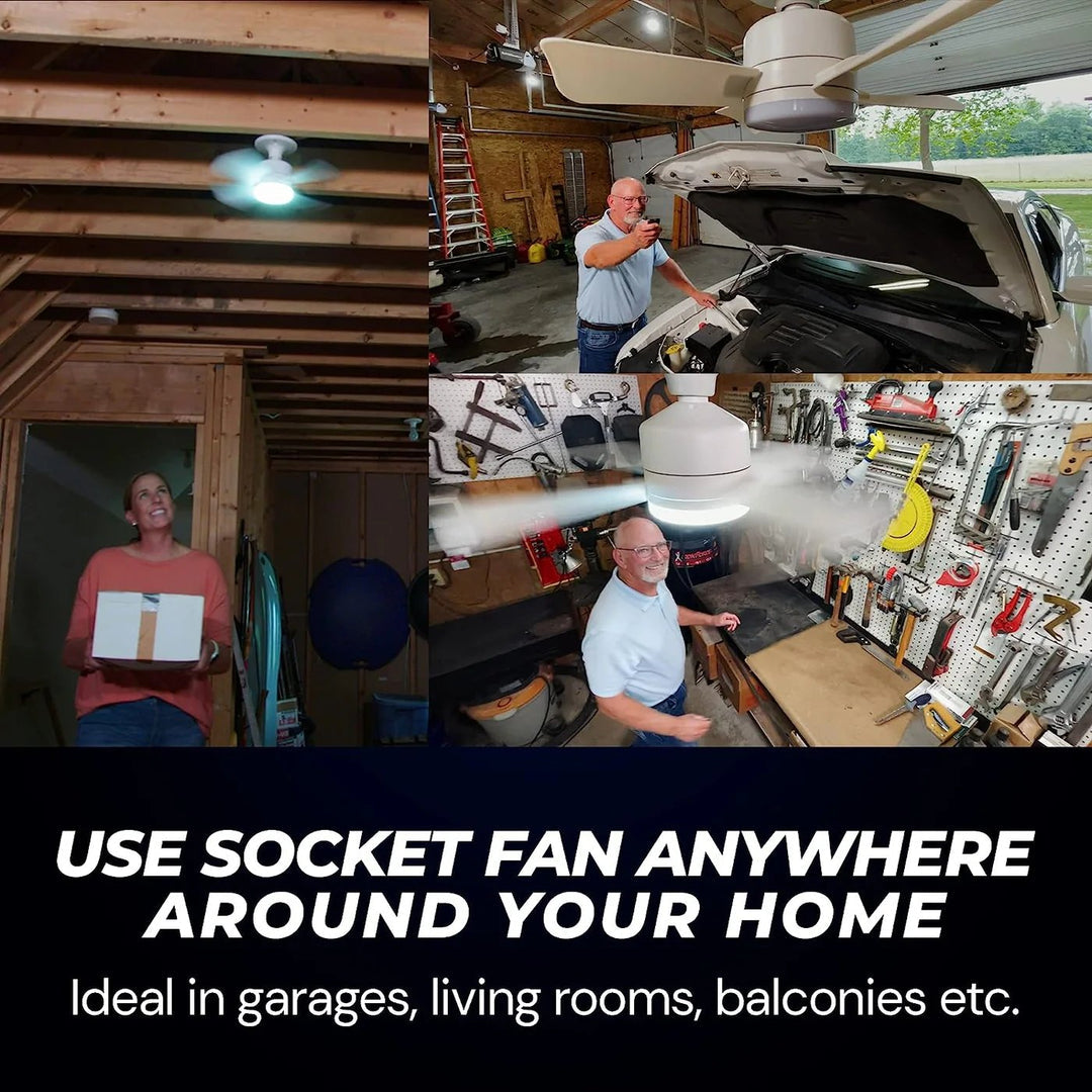 🏆LAST DAY SALE 50% OFF🔥 40W LED Ceiling Fan Light – 20.5” Ultra-Quiet with Remote 🎯 | E27 + FREE B22 Adapter 🔌 | For Bedroom 😴, Kitchen 👩‍🍳 & Garage 🛠️ – UK Ready! 🇬🇧