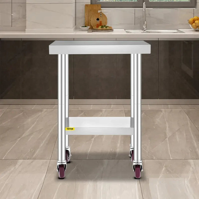 Stainless Steel Mobile Prep Table