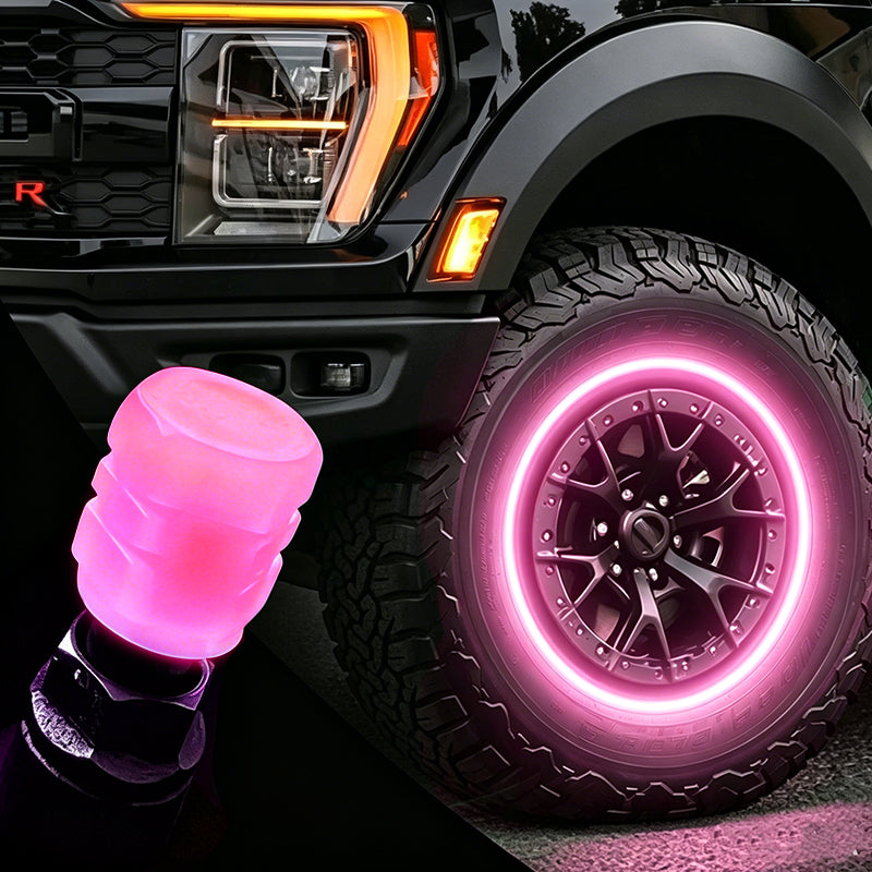🔥💡Cool Glowing Tire Valve Caps – Instantly Upgrade Your Wheels