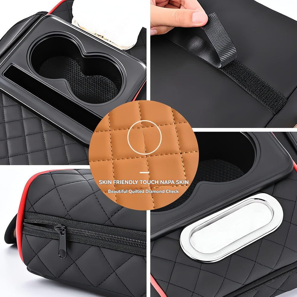 ⚡Transform Your Drive with the 4-in-1 Multi-Functional Car Armrest Organizer